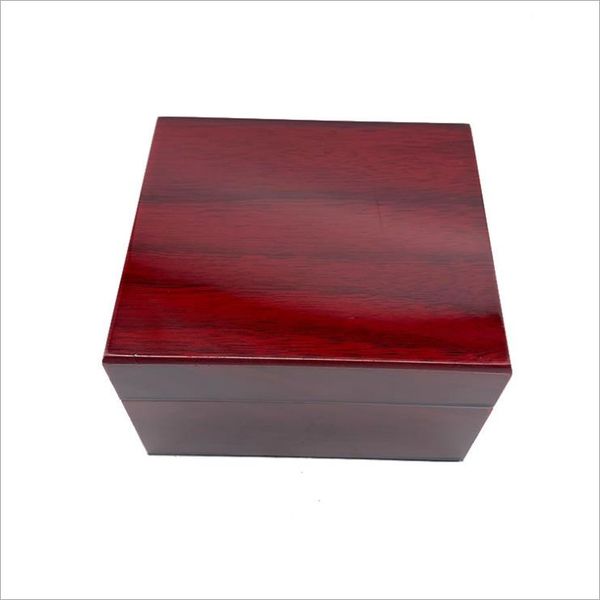 

watch box wooden paint wooden box high-grade watch box wood painted beads custom, Black;blue