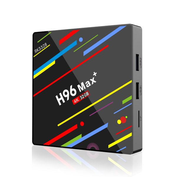 

original h96 max plus 4gb 32gb 64gb rk3328 android 9.0 tv box 4k 2.4g 5g dual wifi media player