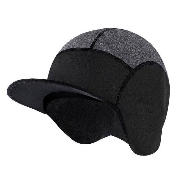 

autumn winter casual outdoor fleece helmet cap adapt to walking hiking traveling hat comfortable cap, Black;white