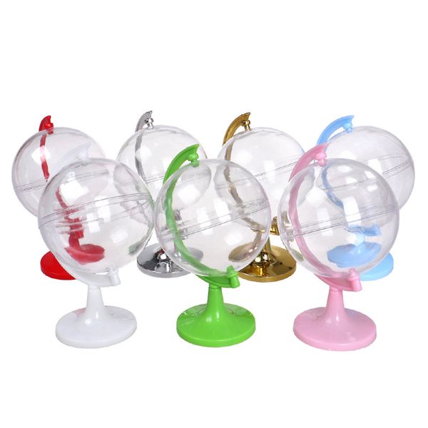 

gift wrap 12pcs acrylic candy box globe clear chocolate -grade plastic wedding party favor packing pastry container jewelry