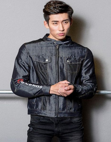 

uglybros ubj-105 summer network men jeans jacket motorcycle protective jacket moto racing