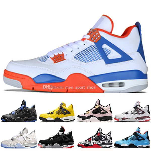 

with box in stock 2019 new bred 4 4s what the cactus jack laser wings mens basketball shoes eminem pale citron men sport designer sneakers