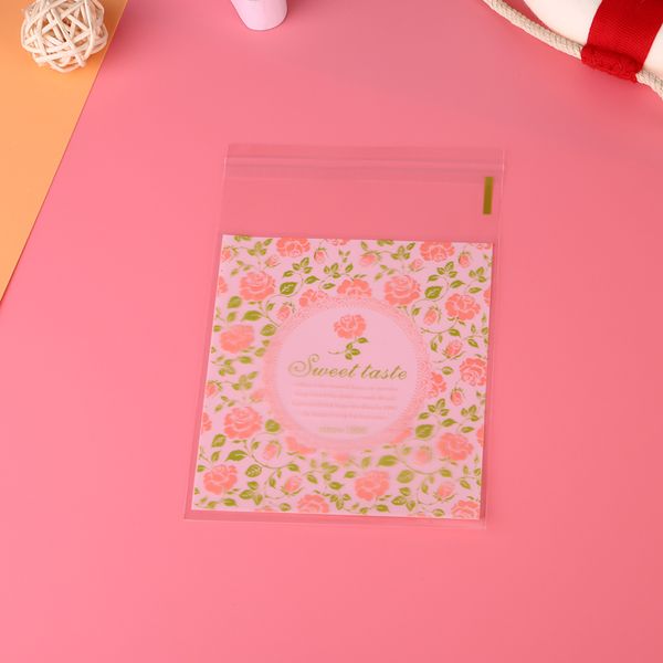 

biscuit cookie baking bags floral plastic bag wedding/party craft packing bag