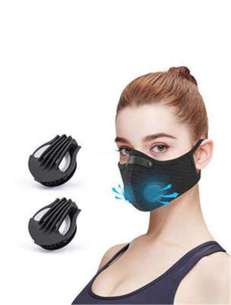 

face mouth mask s 5 layers insert dustproof replacement anti pm2.5 smog gasket protective s #qa411, Black