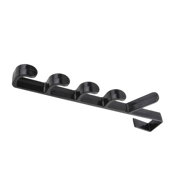 

1pc door back hook multifunctional storage rack five hooks clothes hanger for home kitchen bathroom