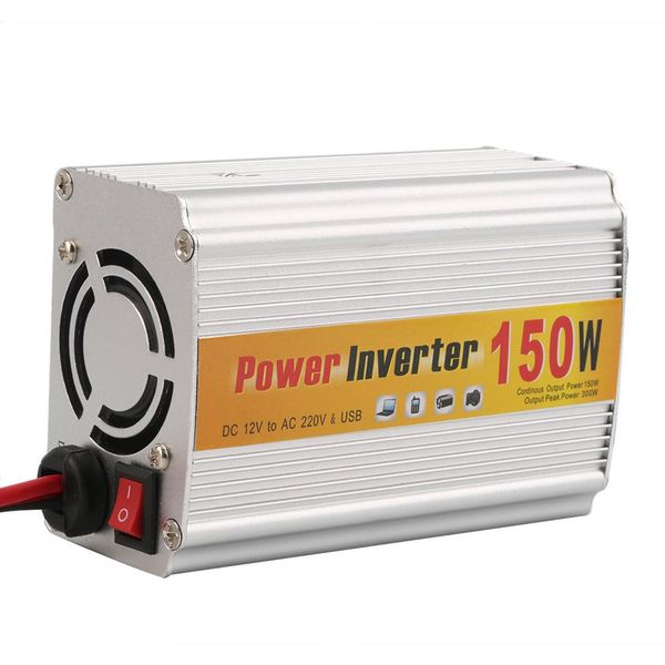

car inverter 150w 12v to 220v inverter power conversion dual usb