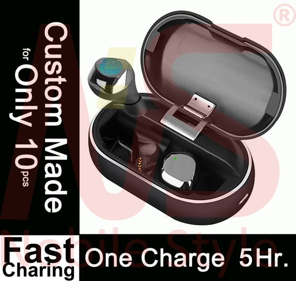 

custom made mini tws earbuds #72 hours with charging case# auto pair wireless bluetooth earphone pk h1 chip air 2 3 ap2 ap3 pods i7 i8 i500