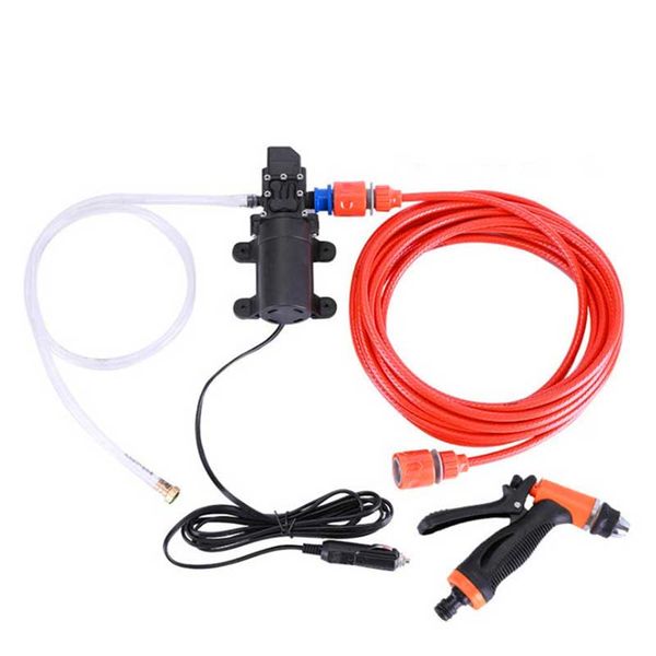 

car wash 12v car washer gun pump high pressure cleaner care portable machine electric cleaning auto device power washer