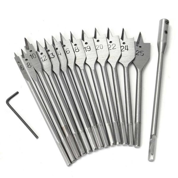 

drillpro a set of connecting rod plus drill bit plus small wrench packing hexagonal shank drill sit with a horizontal blade