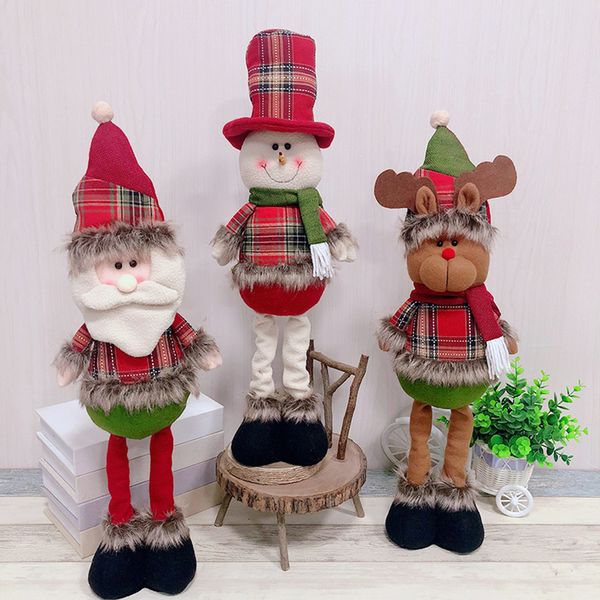 

happy merry christmas ornament cute stretchable doll christmas dolls gift creative home party decoration accessories