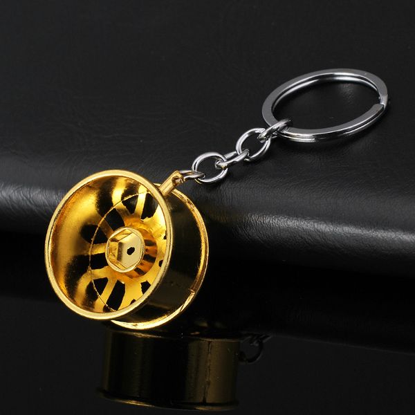 

designer keychain wheel rim key chain metal keychain car key chain key ring wheel hub wholesale, Silver
