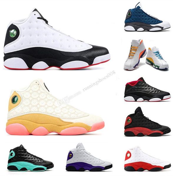 

2020 flint 13s men women basketball shoes 13 aurora green playground reverse he got game mens trainers sports sneakers size 36-47, White;red
