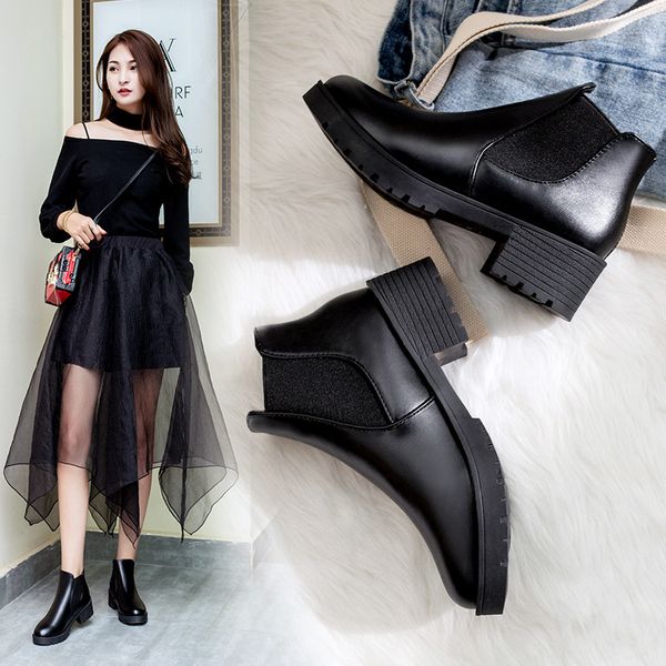 

women's boots boots skid-proof rainwater ladies' anti-slip short garden shoes waterproof booties nvx168, Black