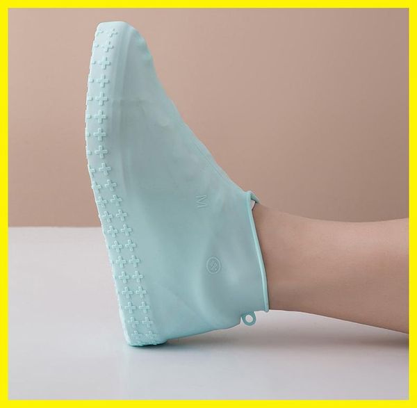 

2020 shoes cover silicone gel waterproof rain shoes covers reusable rubber elasticity overshoes rain boots ing