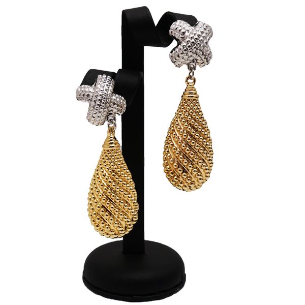 

copper drop earrings for women new design gold earrings, Silver