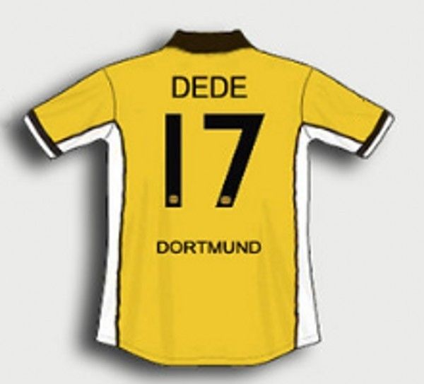

98 99 dortmund retro soccer jerseys dede moller chapuisat nerlinger vintage football shirts home yellow classic old camisetas de futbol, Black
