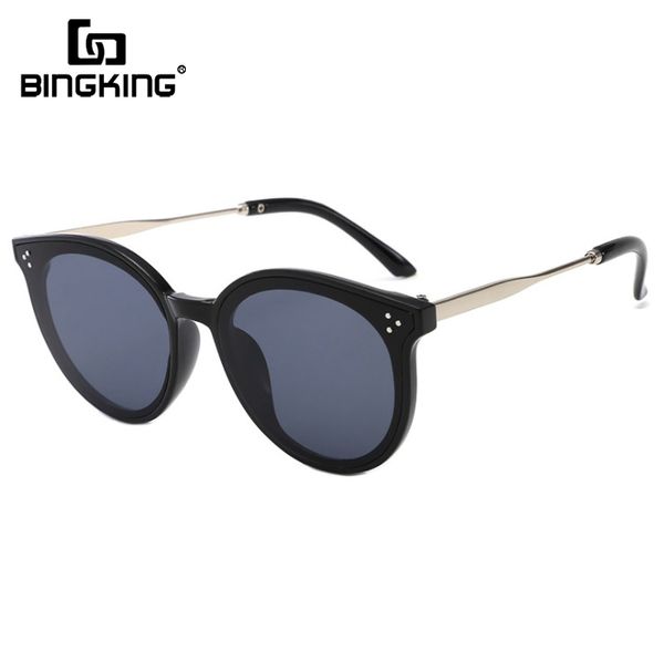 

bingking 2020 fashion baby kids sunglasses boys girls children sunglasses uv400 feminino, White;black