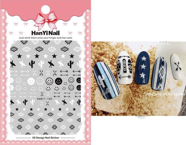 

пооб ип! гвозди art маникѬ веѬнђ клей декал ђкѬаени дизайн ногей накле, Black