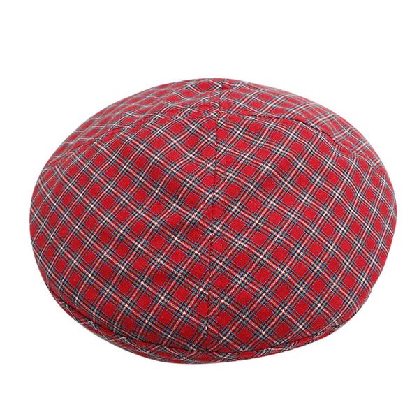 

урожай зима женщин warm hat берет корейский художник newsboy беретов cap 2019 новой тенденция gorros mujer invierno мода плед шляпу bl5, Blue;gray