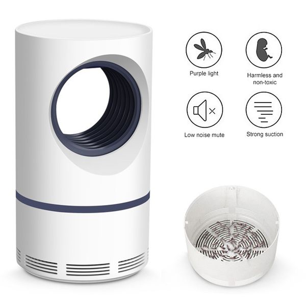 

led mosquito убийца лампы uv night light usb электрический фотокаталитический репеллент trap свет для спальня / кухня / двор / открытый