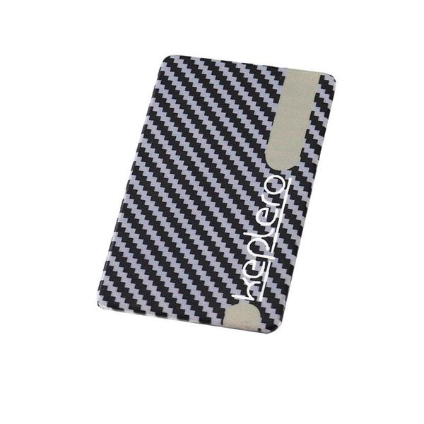 

carbon fiber magnetic card holder carbon fiber style wallet pattern gift