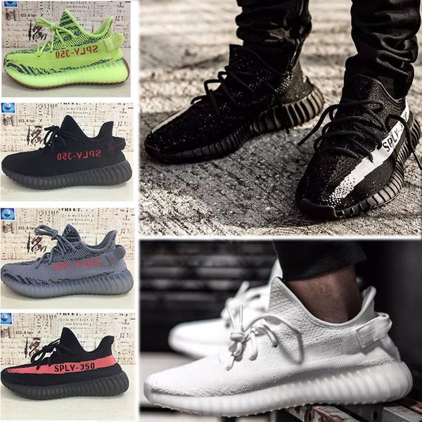

2018 Top Quality 350 Kanye West Frozen Yellow Zebra Beluga 2.0 Blue Tint Kanye Shoes 350 Sneakers Running Shoe free shipping