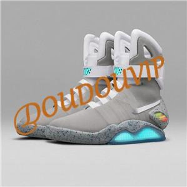 

hococal 2019 new air mag limited edition return to the future warrior shoes led luminous luminous men's shoes, Black