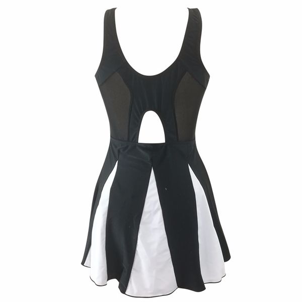 

fatten and increase women's high waist swimsuit a set of swimsuit in digital print, White;black