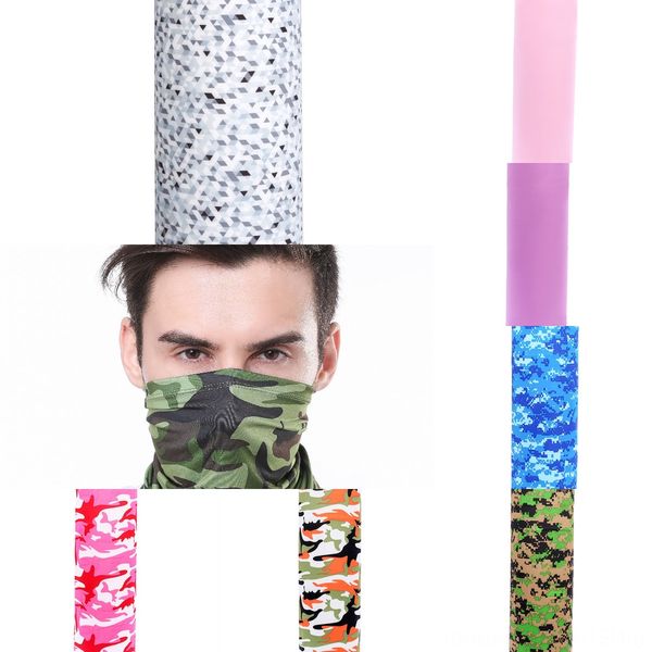 

gkgv3 multifunctional outdoor scarf men band magic bandanas turban hand women magic scarf headband sport scarf cycling ski face mask, Black