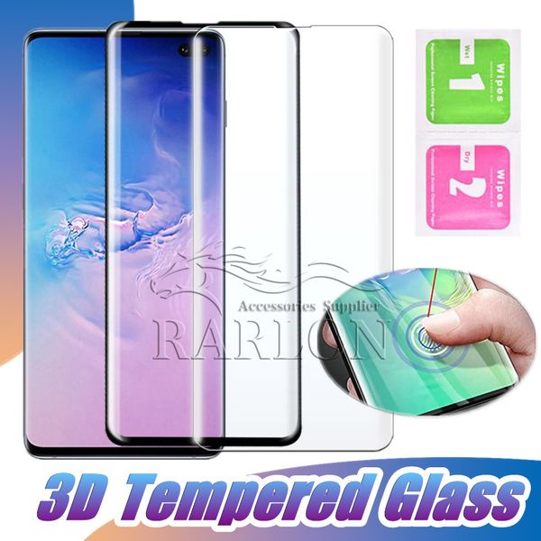 

3d curved full cover tempered glass phone screen protector full coverage film for samsung s10e s10 plus 5g s9 s8 note 10 9 8 s7 edge