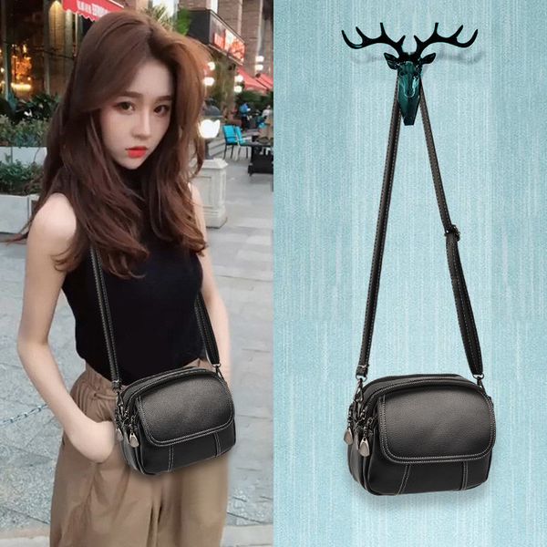 

high-grade bag cross-body western style 2020 new style fashion textured women's bag mini soft leather all-match 2019