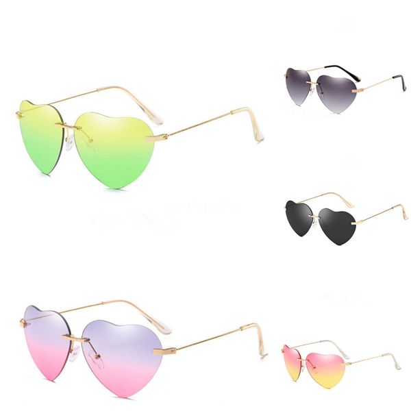 

wholesale price heart-shaped sunglasee men women white frame sport fishing driving glasses with cases and box #40208, White;black