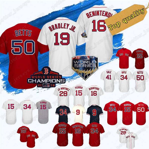 

HOT Boston Red JerseySox Jersey 50 Mookie Betts 16 Andrew Benintendi 28 J D Martinez J.D. 19 Jackie Bradley Jr. 9 Ted Williams Jerseys Cheap
