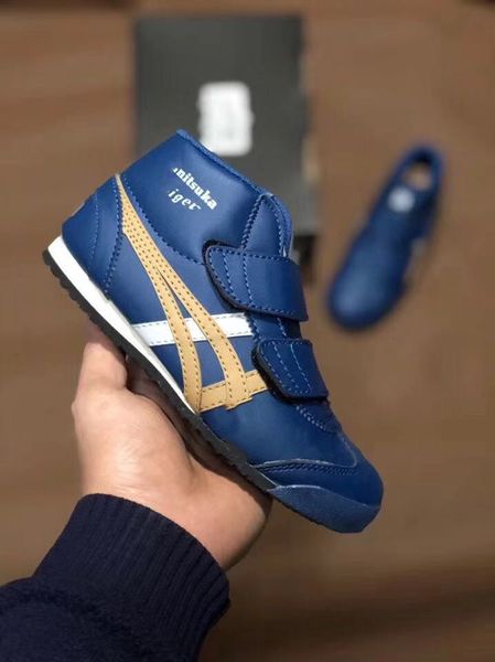 

2019 top box Asicses OnitsukaTiger детская обувь кроссовки мальчики обувь для девочек дети ориги