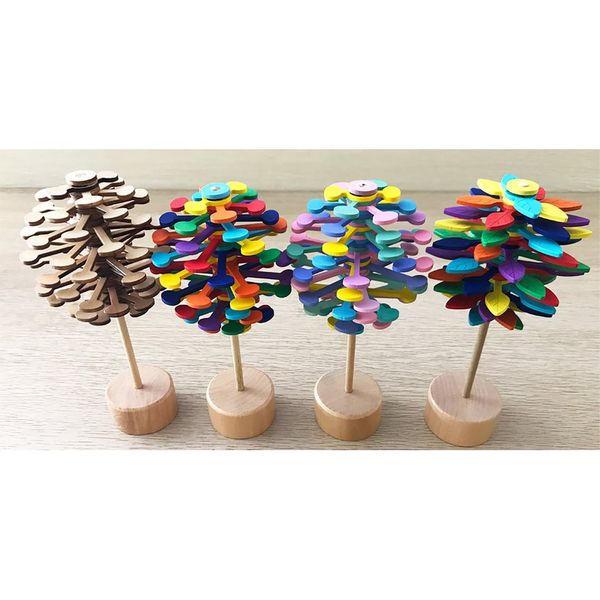 

vibrating sound with solid wood rotating lollipop fischer series creative ornaments decompression toy decompression