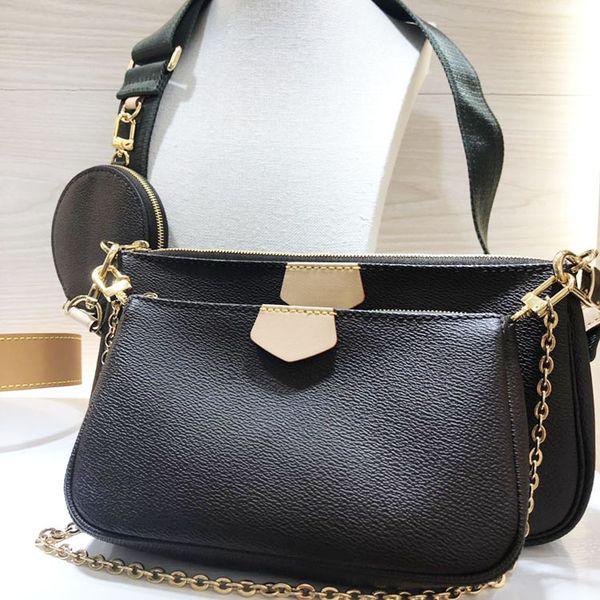 

women handbags purses bag crossbody three-piece combination genuine leather original box serial number luxurys designer bags shoulder cross