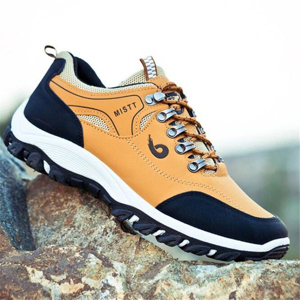 

new men's shoes outdoor movement travel hiking shoes men's fashion leisure work non-slip zapatos hombre men loafers sneakers men, Black