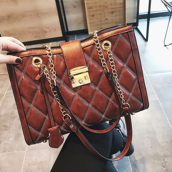 

2019 brand leather tote bag women handbags female designer large capacity leisure shoulder bags fashion ladies purses bolsas
