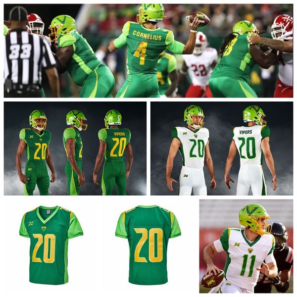 

xfl jerseys taylor cornelius jersey quinton flowers donteea dye de veon smith jalen tolliver 2020 mens new football jerseys custom stitched, Black;red