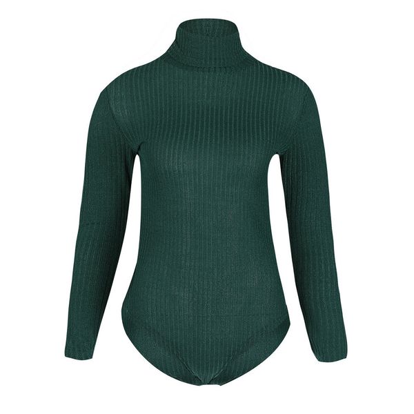 

women's clothing wholesale dress high collar slim design female onesies, Black;white