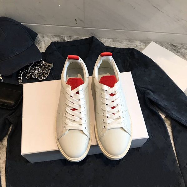 

2019 platform shoes new designer women sport air shoes white genuine leather casual shoes ing, Black