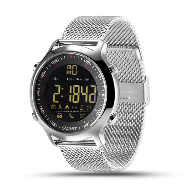 

ex18 smart watch sport waterproof pedometers message reminder bluetooth outdoor swimming men smartwatch for ios android phone