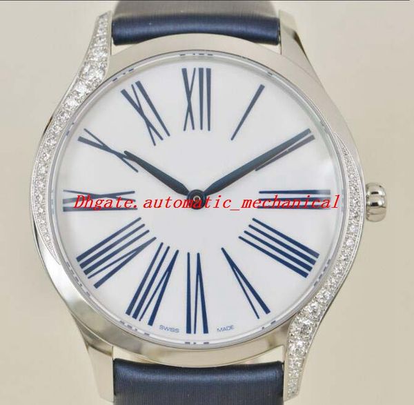 

luxury watch women de ville tresor 37.5mm quartz 428.17.36.60.04.001 - unworn fashion men's watches wristwatch, Slivery;brown