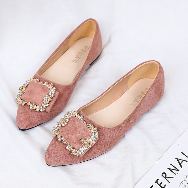 

flat shoes women's 2019 new korean version versatile shallow mouth four season soft bottom leather antiskid shoes, Black