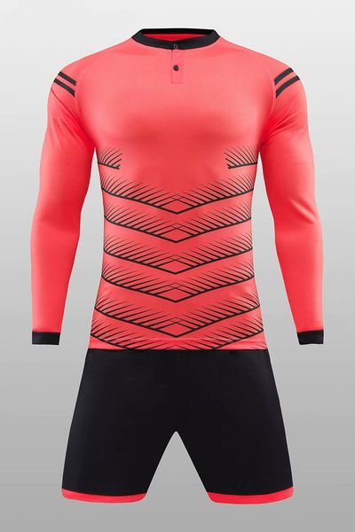 

2019 men training football sets with shorts uniforms reversible football jerseys for that home and away look kits sports b41-04, Black;red