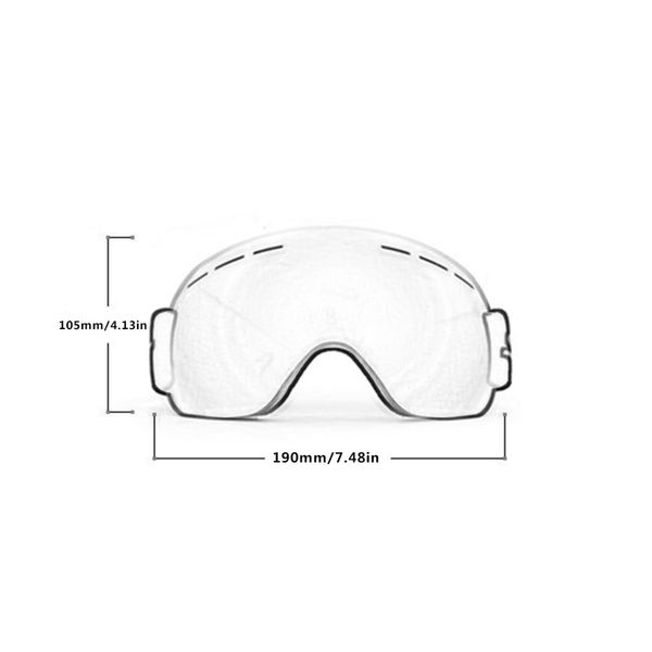 

pc antifog skiing glasses hiking goggles universal windproof goggle mountaineering goggles outdoor riding glasses