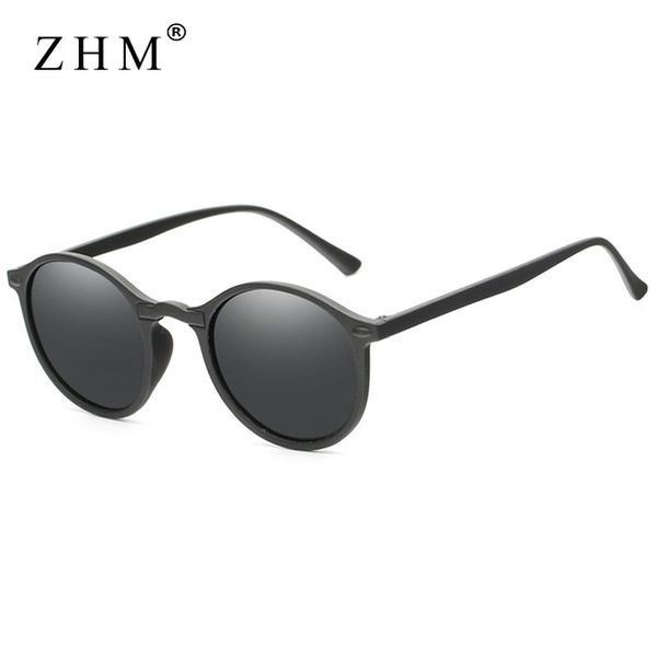 

2019 fashion round polarized sunglasses retro men eyeglasses brand design women shades sun glasses uv400 eyewear, White;black