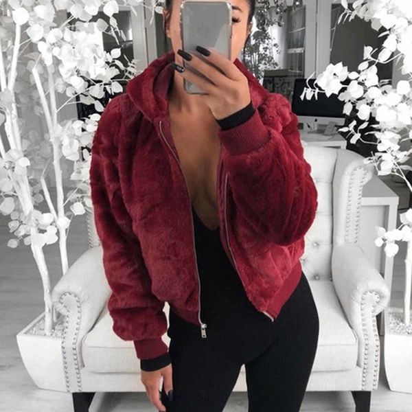 

new women's autumn winter jacket women casual long sleeve coat female solid color pockets zipper jacket ladies outerwear jackets, Black;brown