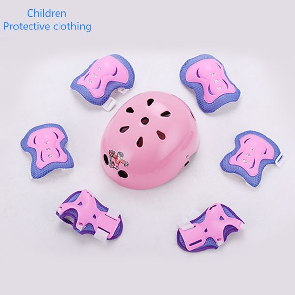 

children skating roller skating shoes scooter helmet armor suit knee head hand elbow kit protective clothing, Black;gray