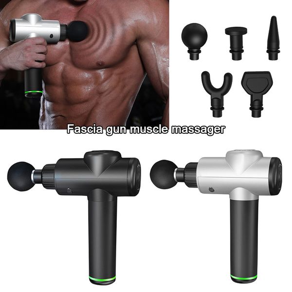 

portable tissue massage gun therapy body massager electronic muscle massage device body relaxation pain relief massager dropship